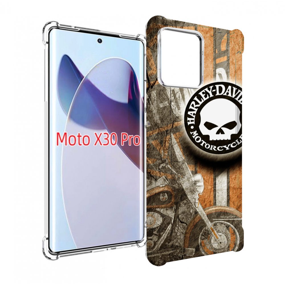 

Чехол MyPads харлеи девидсон для Motorola Moto X30 Pro, Прозрачный, Tocco