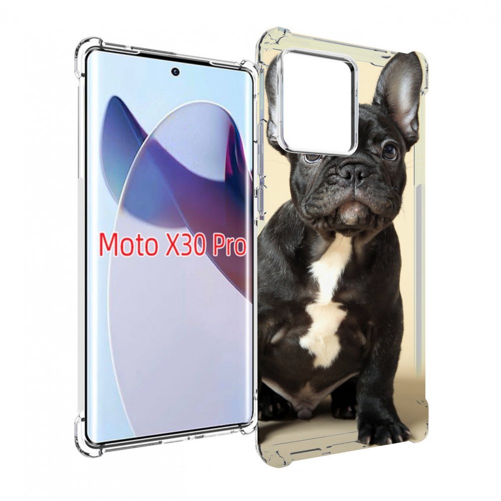 

Чехол MyPads французскии бульдог для Motorola Moto X30 Pro, Прозрачный, Tocco