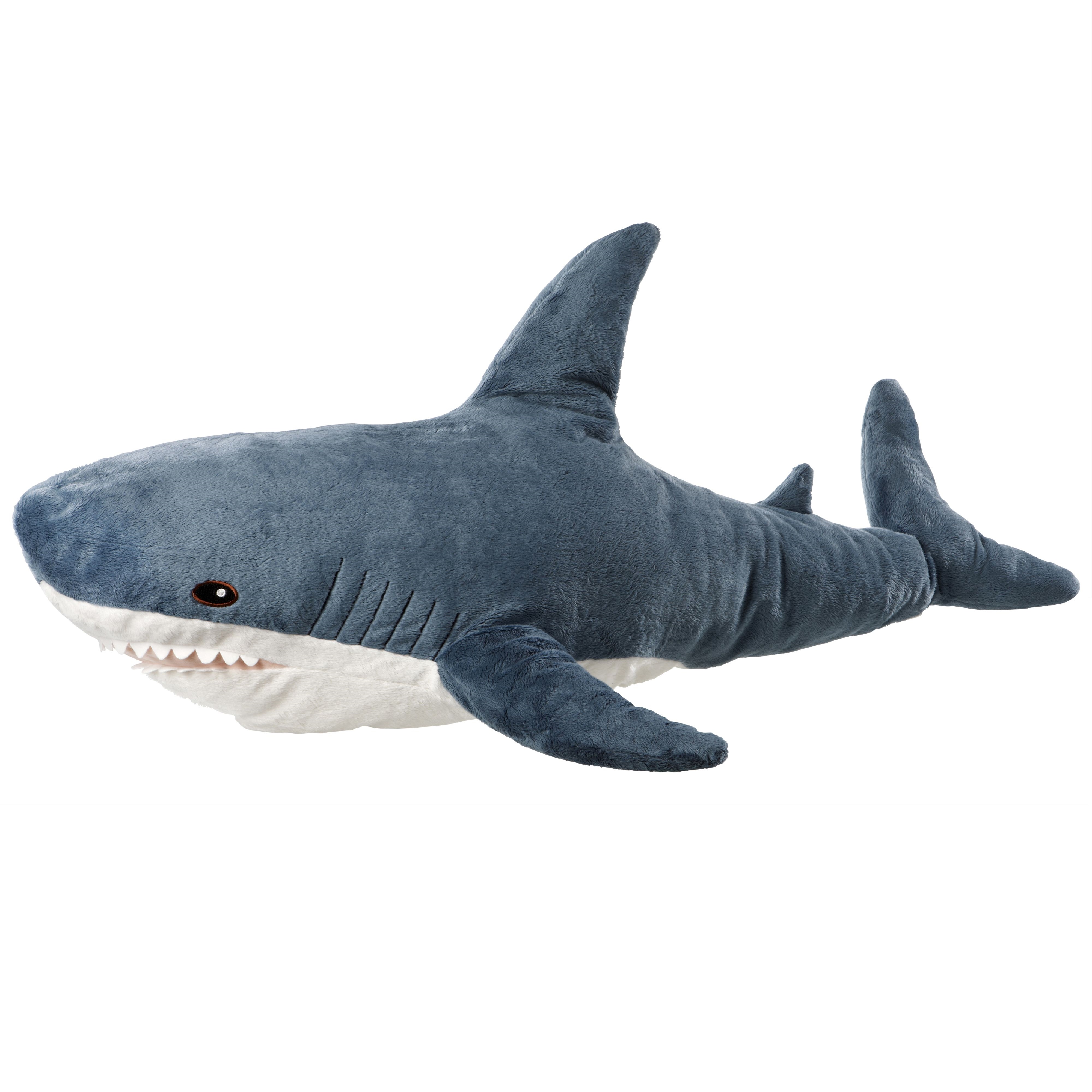 фото Мягкая игрушка-подушка lemon tree акула серая, 60 см