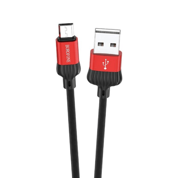 Кабель Borofone  USB Micro USB BX28 1M черно-красный
