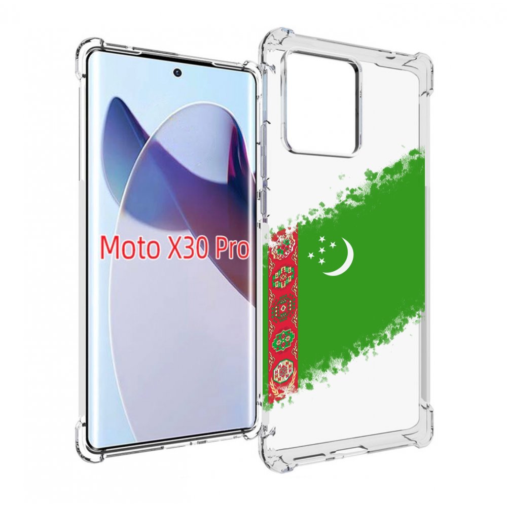 

Чехол MyPads флаг герб Туркменистан-1 для Motorola Moto X30 Pro, Прозрачный, Tocco