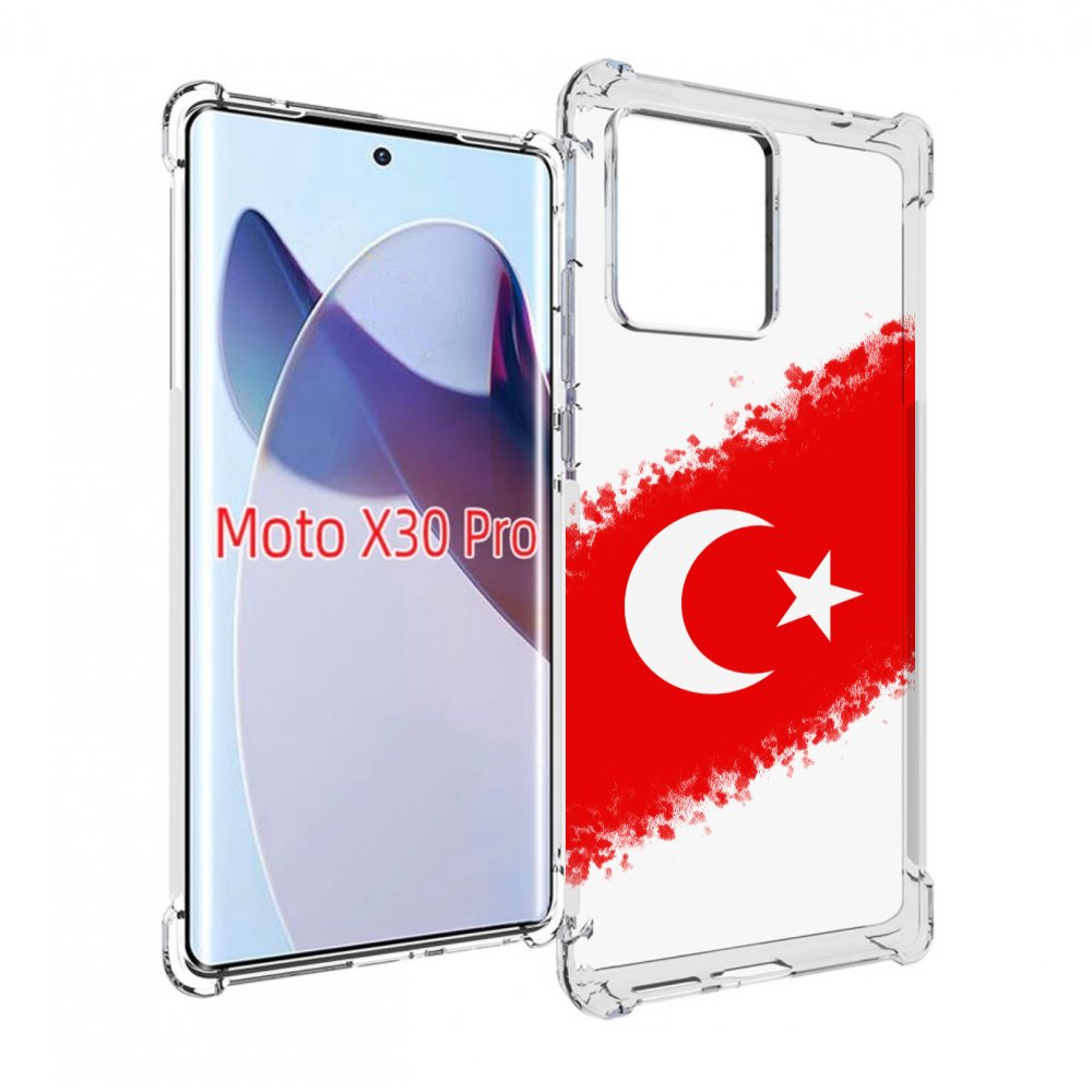 

Чехол MyPads флаг Турции для Motorola Moto X30 Pro, Прозрачный, Tocco