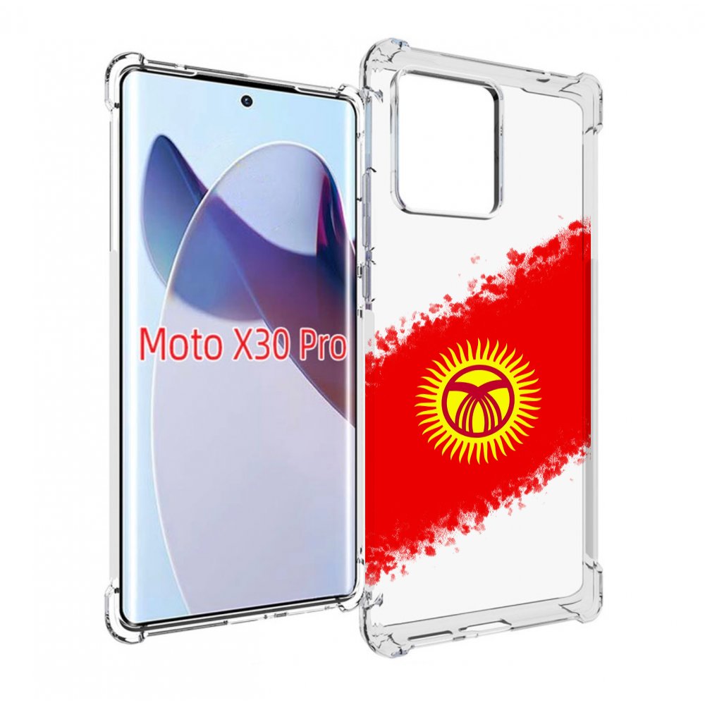 

Чехол MyPads флаг Киргизии для Motorola Moto X30 Pro, Прозрачный, Tocco