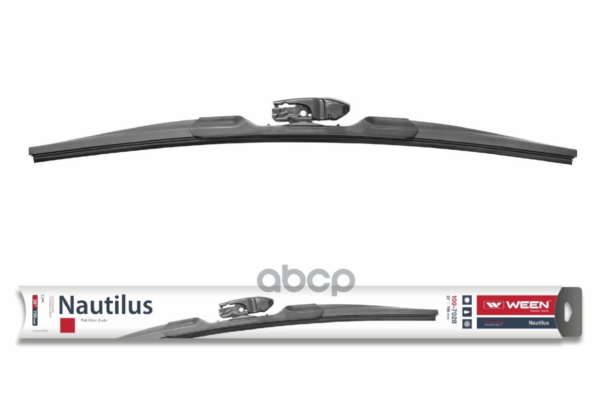 

Стеклоочиститель Бескаркасный 28 /700mm Адаптер-Трансформер (Hook,Side Pin,Push Button, Na