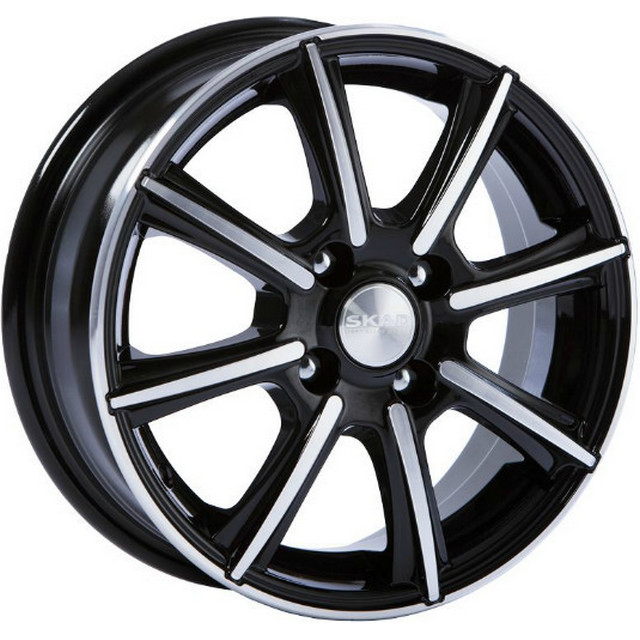 

Колесный диск SKAD Монако (A) 5.5xR14 ET49 4x100 D56.6 литой алмаз черный
