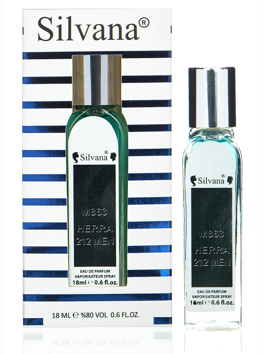 

Парфюмерная вода Silvana M863 HERRA 212 MEN 18 мл, M863 HERRA 212 MEN