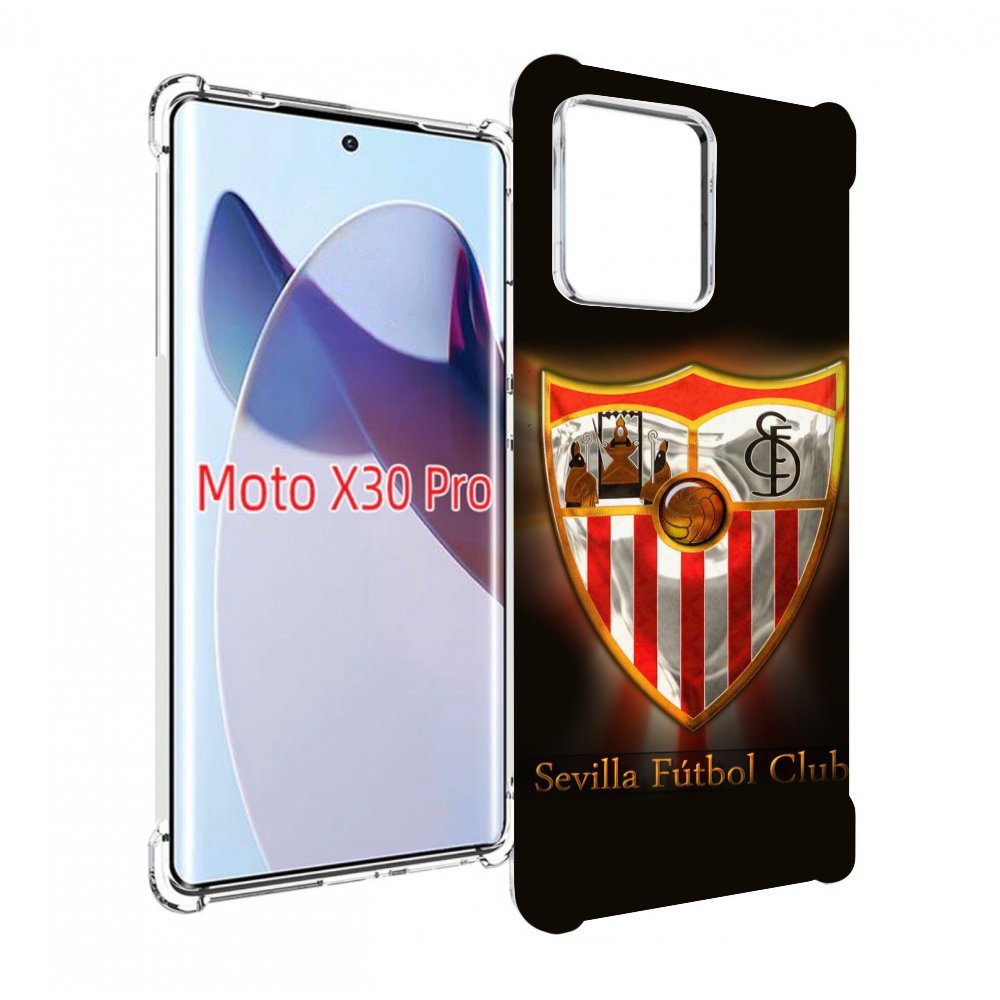 

Чехол MyPads фк севилья испания мужской для Motorola Moto X30 Pro, Прозрачный, Tocco