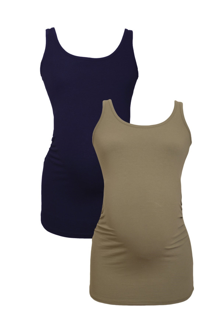 

Майка для беременных женская Luvmabelly 58749 синяя XL (товары доставляются из-за рубежа), Синий, 58749