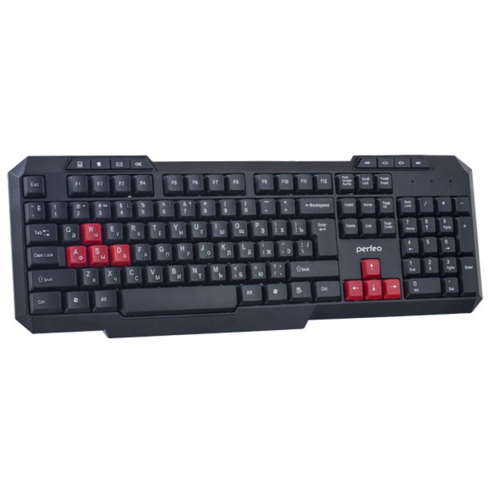 Проводная игровая клавиатура Perfeo COMMANDER Black (PF_5194)