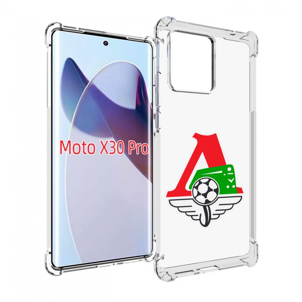 

Чехол MyPads фк локомотив москва мужской для Motorola Moto X30 Pro, Прозрачный, Tocco