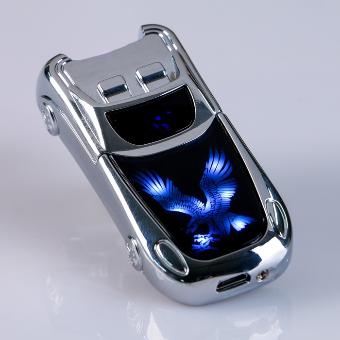 

Зажигалка электронная "Парящий орел", дуговая, USB, 3.2 х 7.6 см, микс
