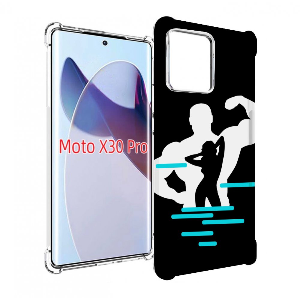 

Чехол MyPads фитнес-тренировка для Motorola Moto X30 Pro, Прозрачный, Tocco