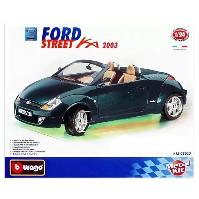 Сборная модель автомобиля Bburago Ford Street KA, масштаб 1:24, 18-25032