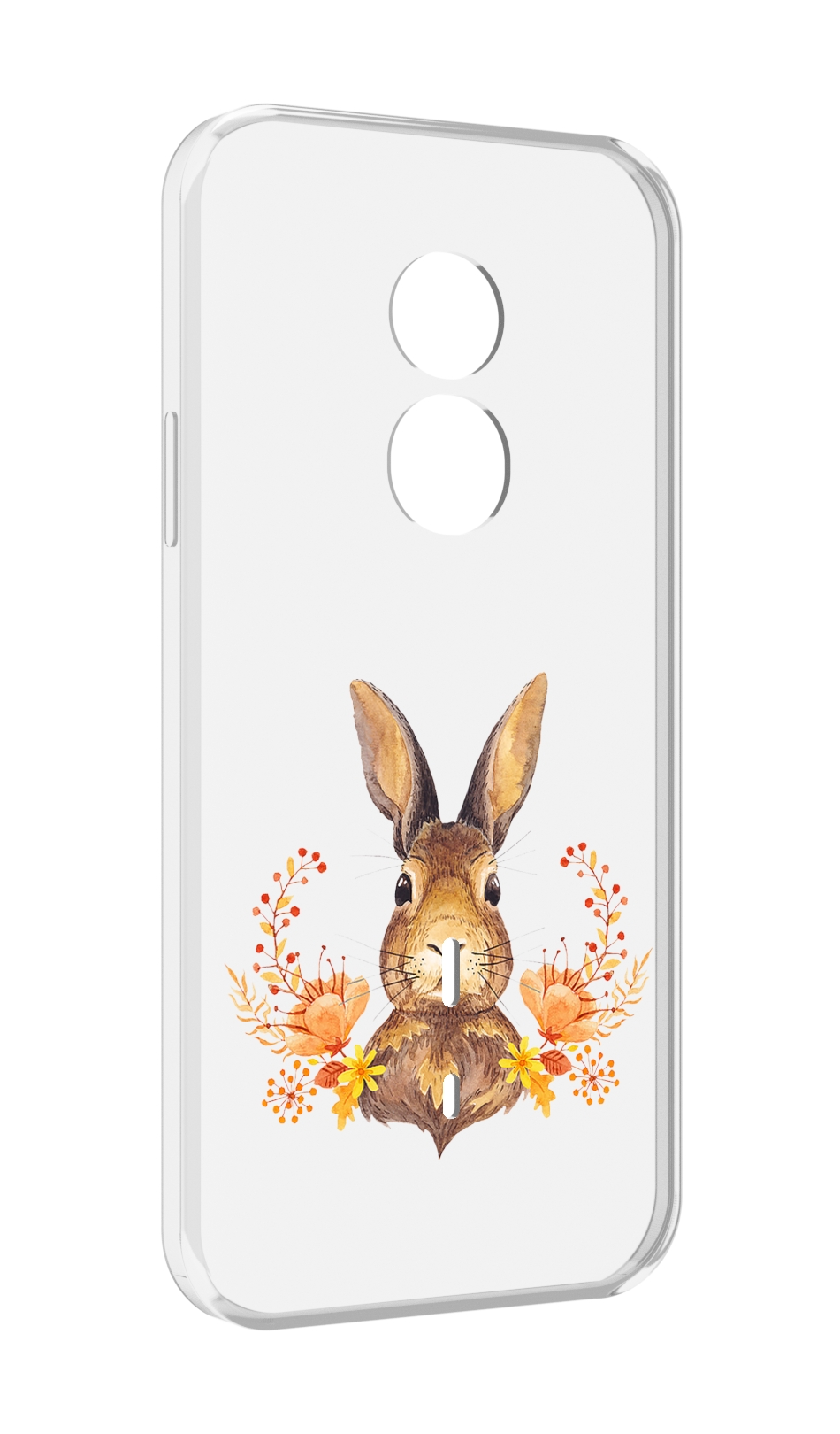 

Чехол MyPads зайка в цветах для Doogee S51, Прозрачный, Tocco