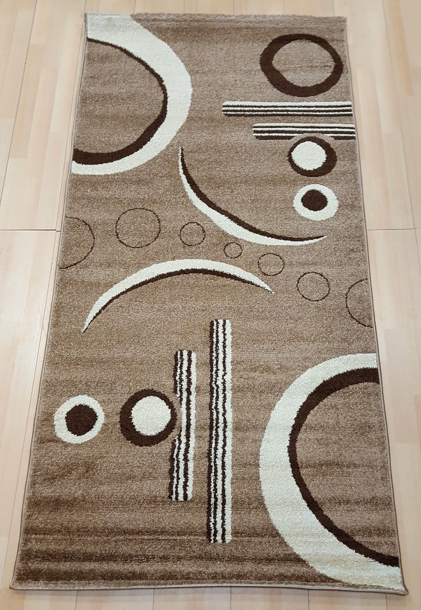 фото Ковер light frize 3712r прямой т.беж 120x180 sofia rugs