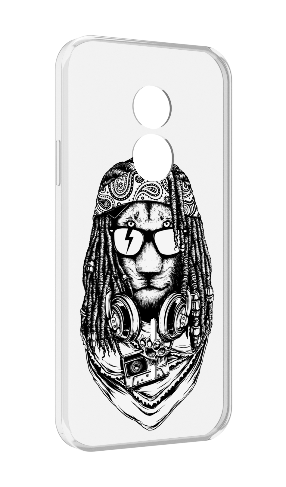 

Чехол MyPads дреды льва для Doogee S51, Прозрачный, Tocco