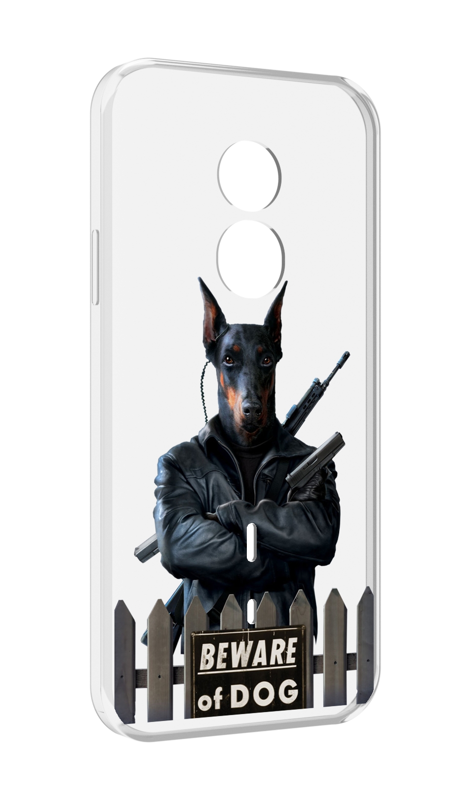

Чехол MyPads доберман для Doogee S51, Прозрачный, Tocco
