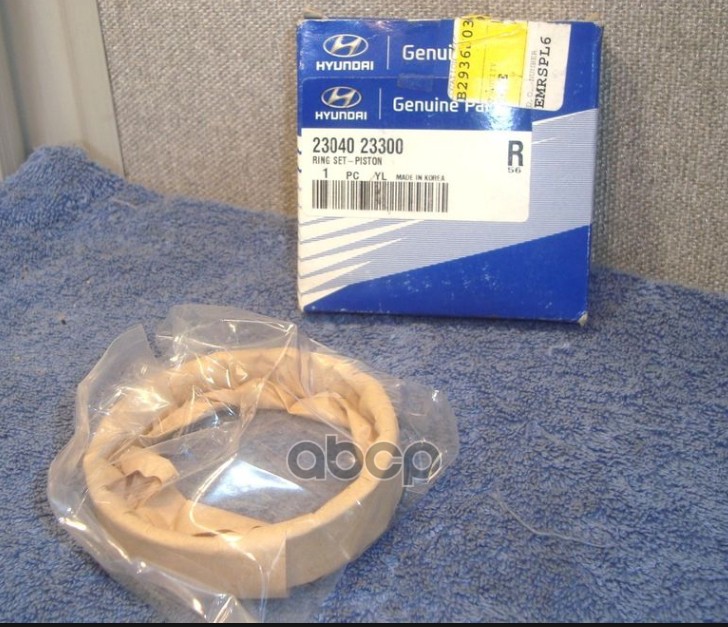 

HYUNDAI-KIA 2304023300 Кольца поршневые Elantra 2006-2011, Ceed 2007- 2012 1шт