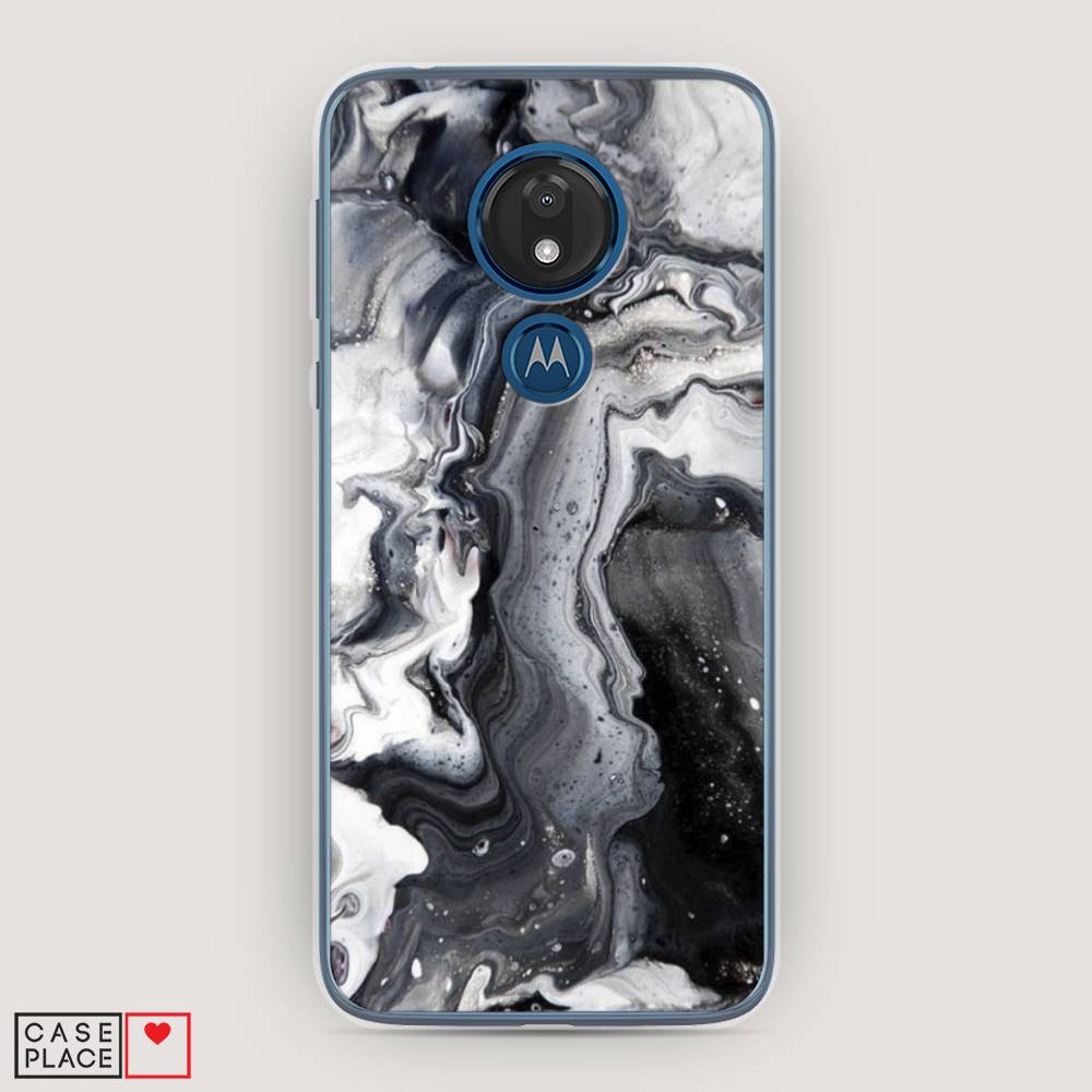 

Чехол Awog на Motorola Moto G7 / Моторола Мото G7 "Бело-черные сложные полосы", Разноцветный, 241150-3