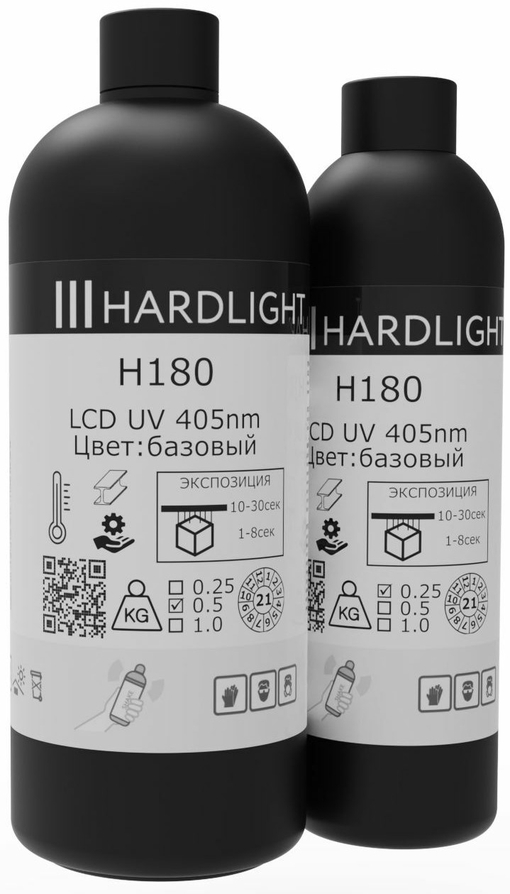 

Фотополимер HardLight LCD H180 Натуральный, 0.5 л