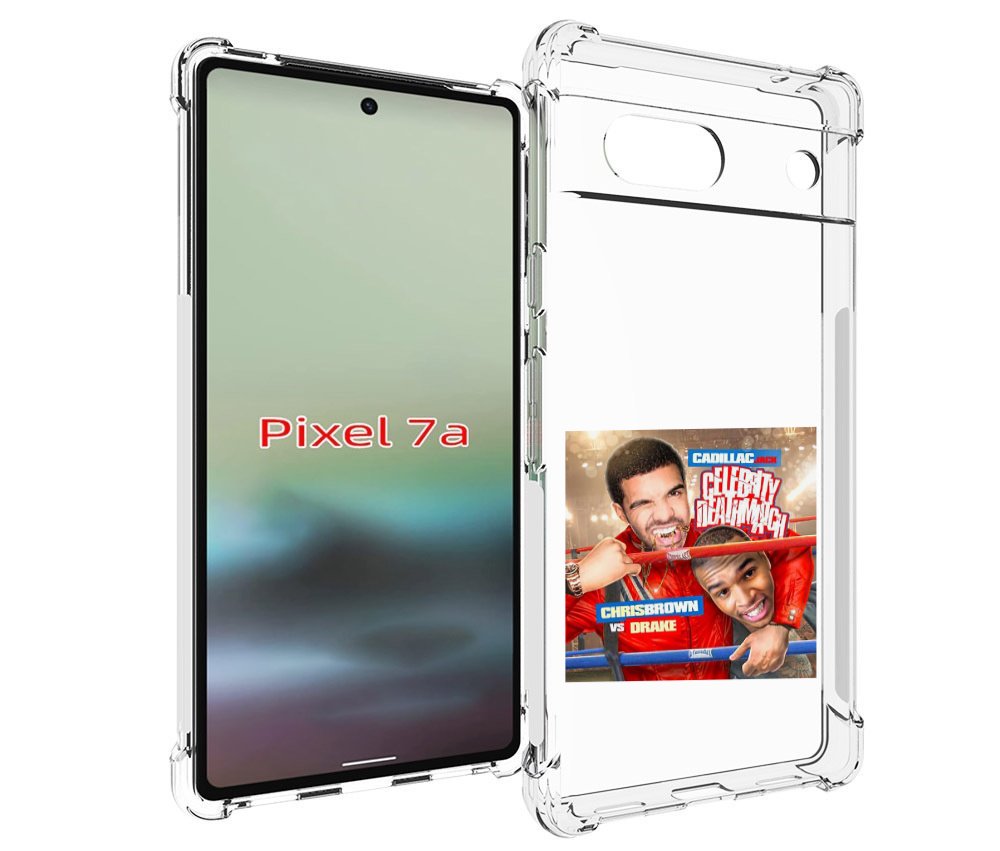 

Чехол MyPads Drake & Chris Brown - Celebrity Deathmatch для Google Pixel 7A, Tocco