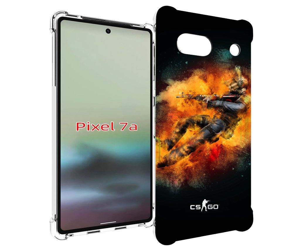 

Чехол MyPads CS-go-Контр-террорист мужской для Google Pixel 7A, Tocco