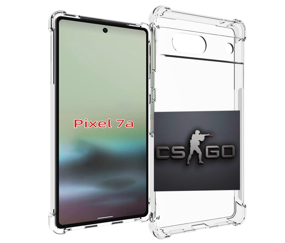 

Чехол MyPads CS go логотип мужской для Google Pixel 7A, Tocco
