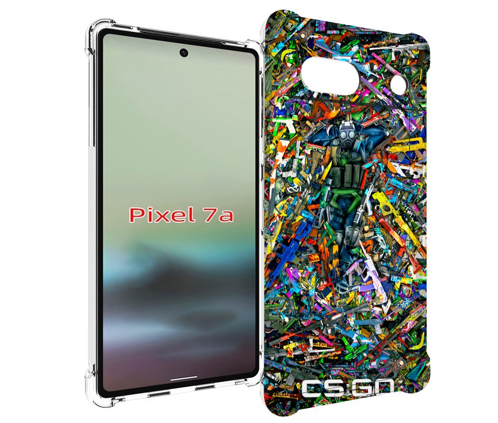 

Чехол MyPads CS GO guns skins мужской для Google Pixel 7A, Tocco