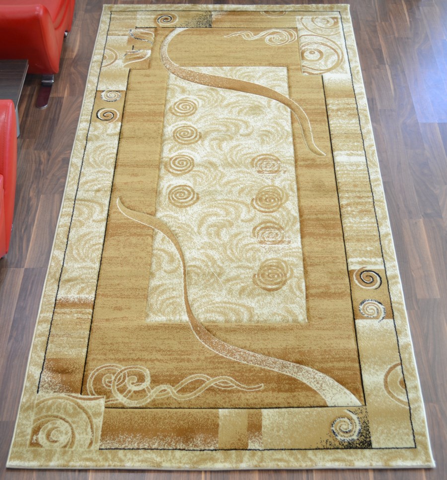 фото Ковер estetik 3702r прямой кремовый 100x200 sofia rugs