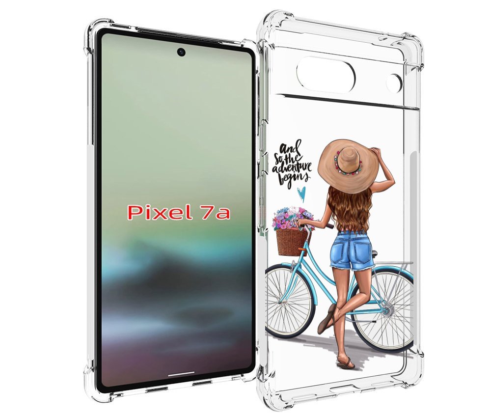 

Чехол MyPads Adventure женский для Google Pixel 7A, Tocco