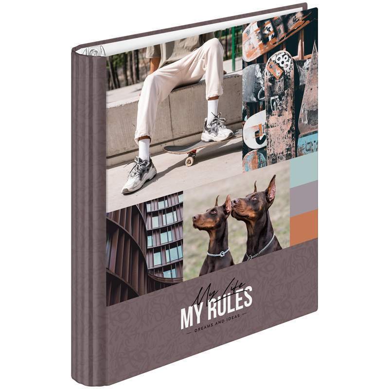 

Тетрадь ArtSpace "My rules" 340049, на кольцах, в клетку, 120 л., А5, 65г/м2, 3 шт., 340049