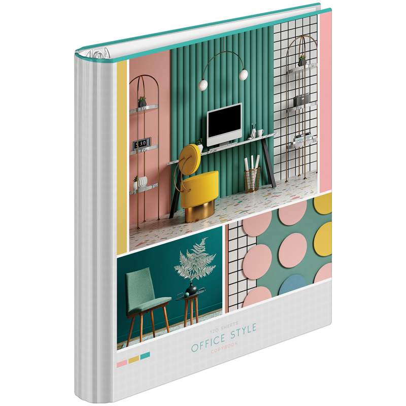 

Тетрадь ArtSpace "Office style" 340055, на кольцах, в клетку, 120 л., А5, 65г/м2, 3 шт., 340055