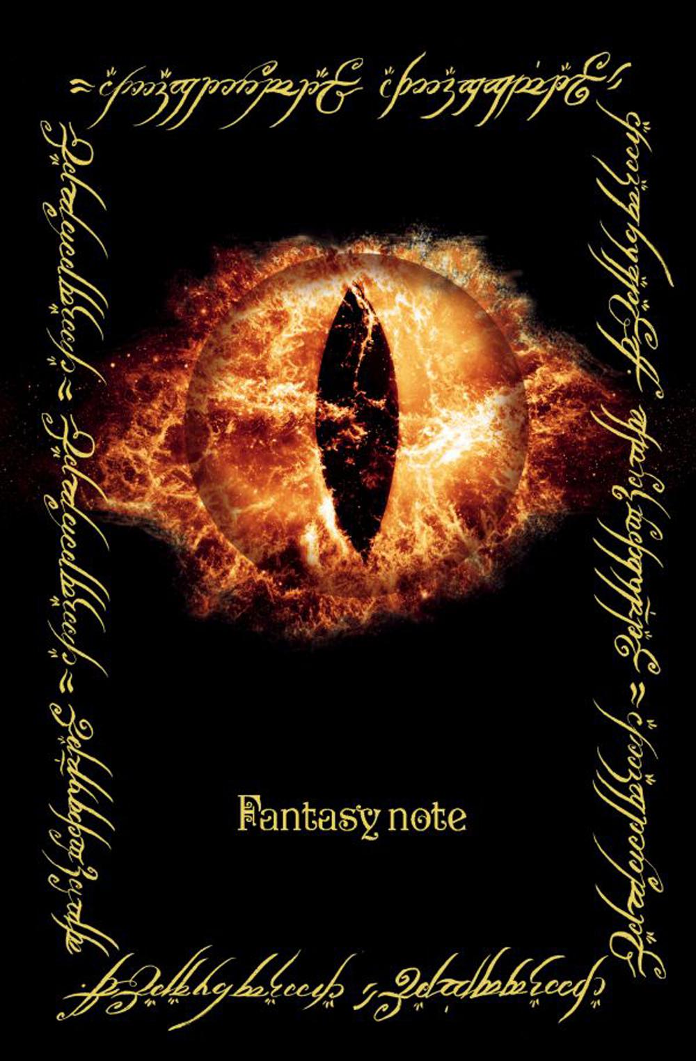 

Блокнот путешественника по Средиземью Fantasy Note «Всевидящее Око», 96 листов