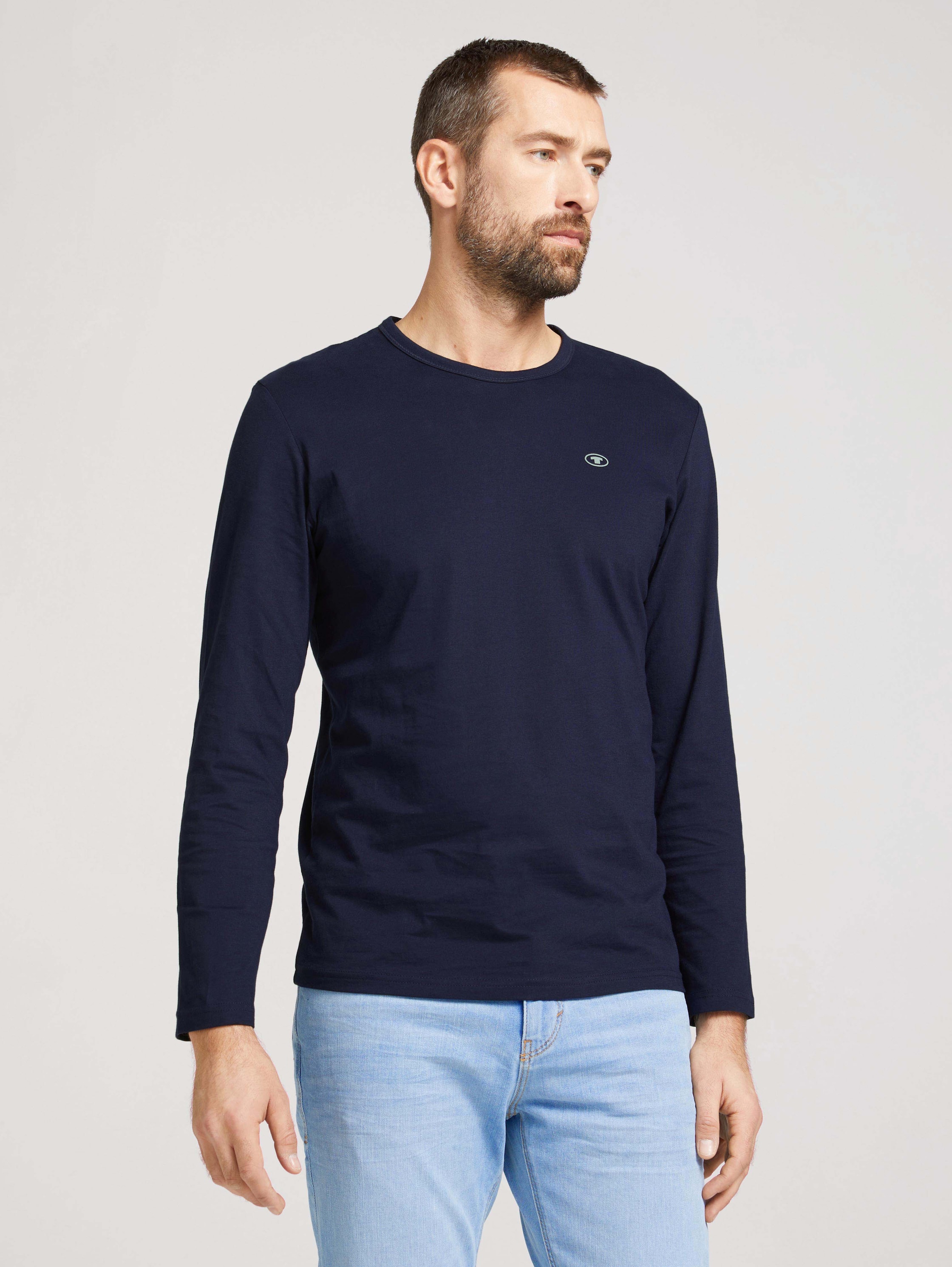 

Лонгслив мужской TOM TAILOR 1030044 синий 3XL, 1030044