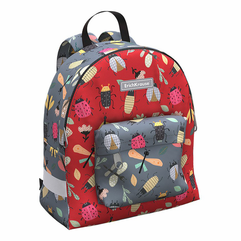 Рюкзак школьный ErichKrause EasyLine Mini Pretty bugs разноцветный