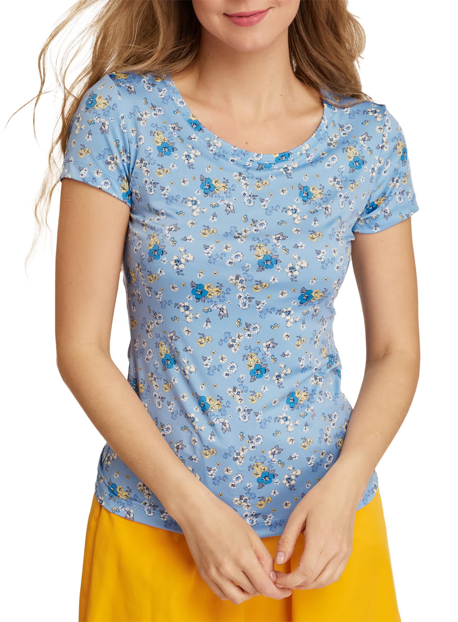 

Футболка женская oodji 14701005-17B синяя 2XL, 14701005-17B