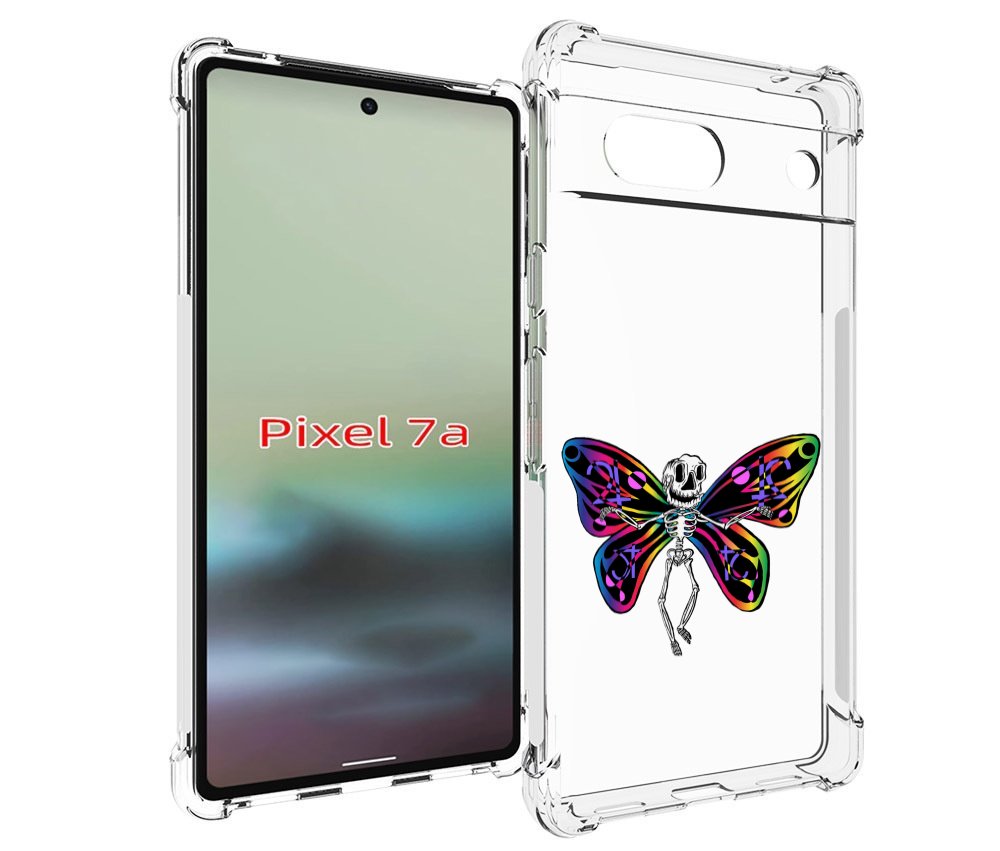 

Чехол MyPads эффект бабочки для Google Pixel 7A, Tocco