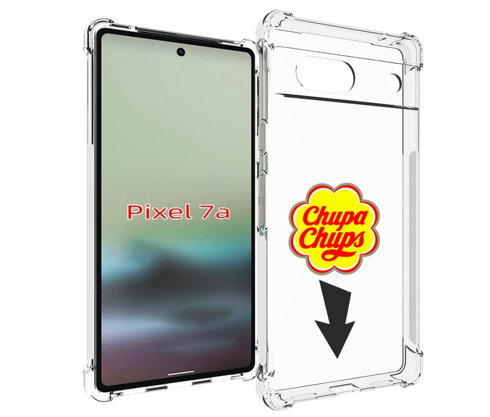 

Чехол MyPads чупа чупс для Google Pixel 7A, Tocco