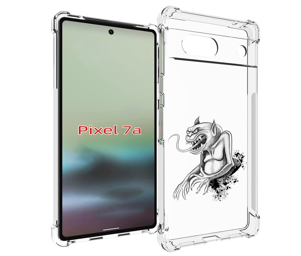 

Чехол MyPads чорт для Google Pixel 7A, Tocco