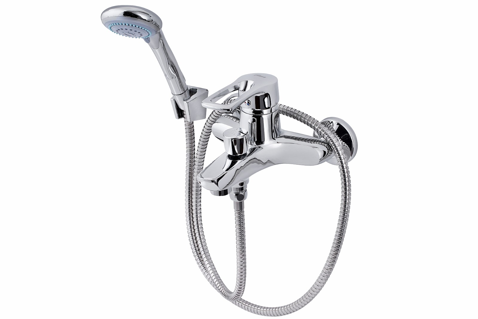 

FAUZT Смеситель для ванны с душем FAUZT FZs-840-129 тип См-ВОРНШлА, Серебристый