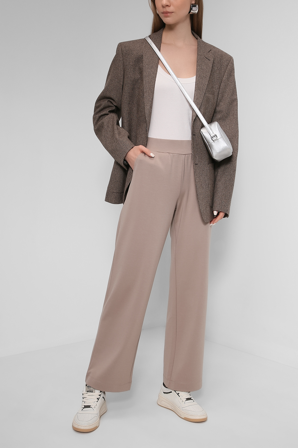 

Брюки женские NOOM 2109 SIMONE бежевые XS, 2109 SIMONE