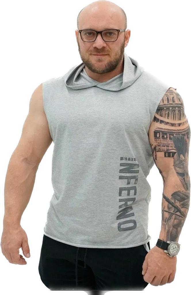 

Майка мужская INFERNO style М-003-000 серая 2XL, Серый, М-003-000