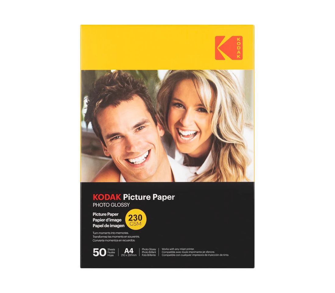 Фотобумага Kodak Paper Glossy, A4 глянцевая, 230 г/м2, 50 листов 600021476463