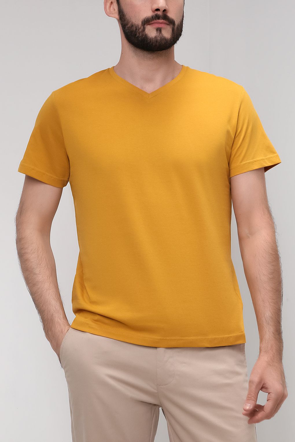 

Футболка мужская Cap Horn 2110 VEE желтая XL, 2110 VEE