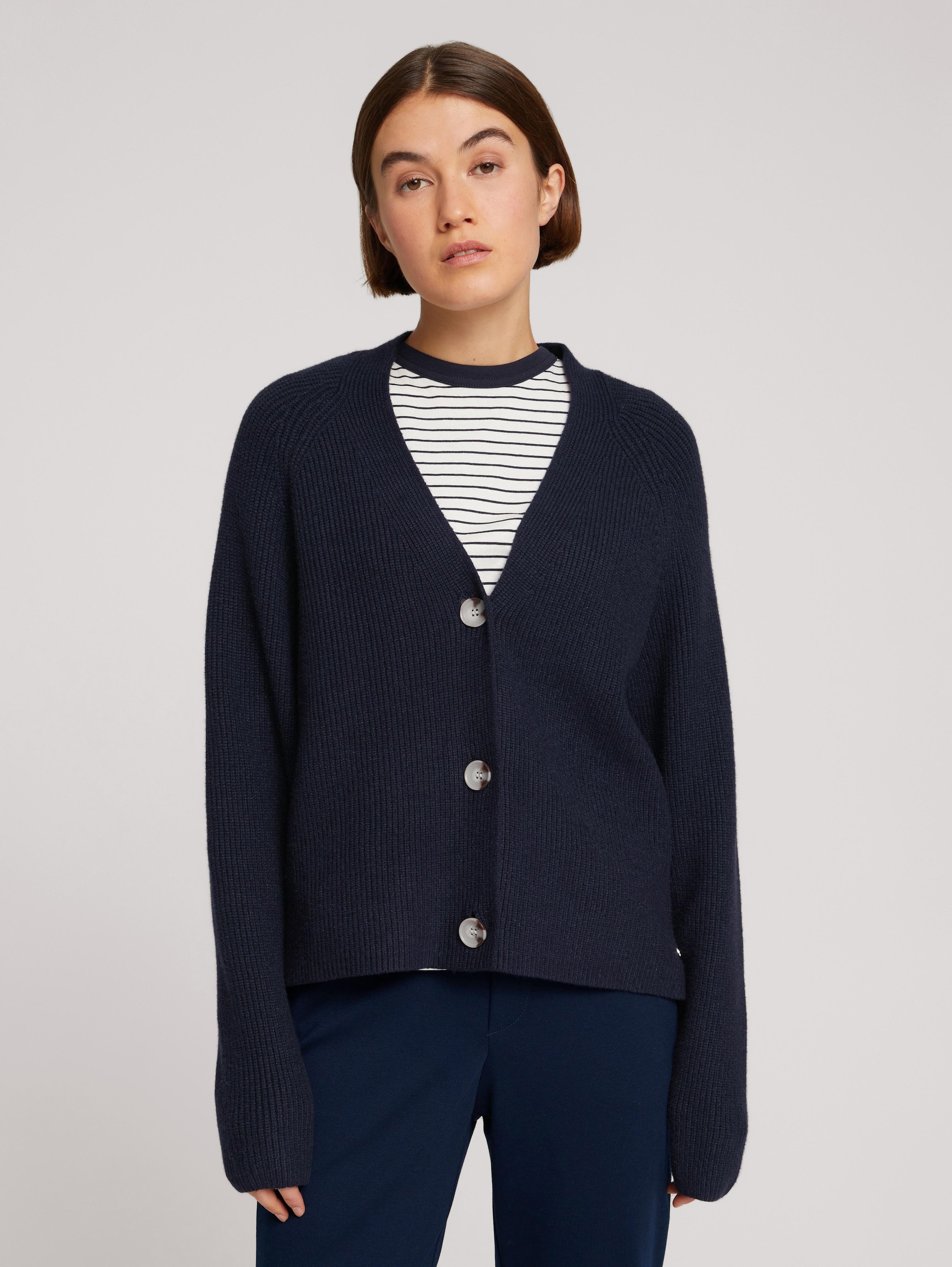 

Кардиган женский TOM TAILOR 1030000 синий L, 1030000