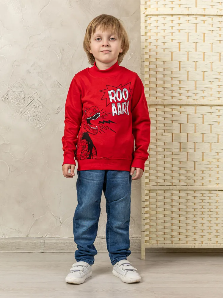 Джемпер детский M-Bimbo 4478, красный, 110