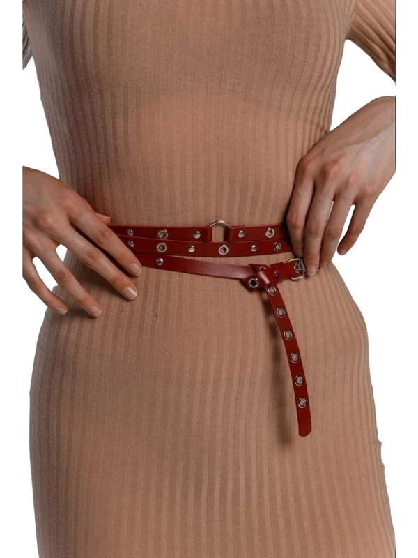 

Ремень женский Fatal Obsession Simplewaist, красный, Simplewaist
