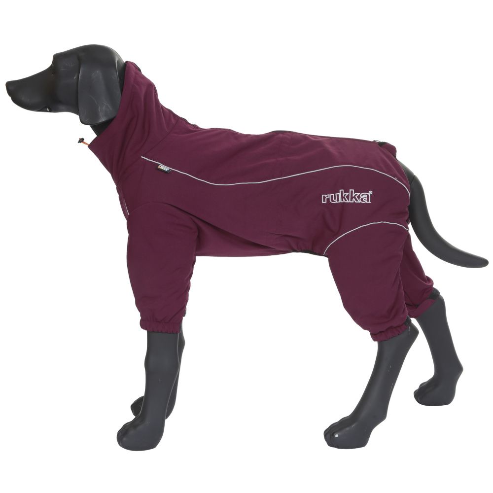 фото Комбинезон для собак rukka pets thermal бордовый р-р 55