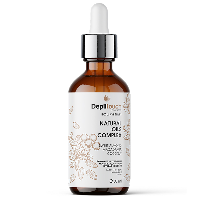 Комплекс натуральных масел Depiltouch Exclusive series для депиляции и ухода за кожей 50мл