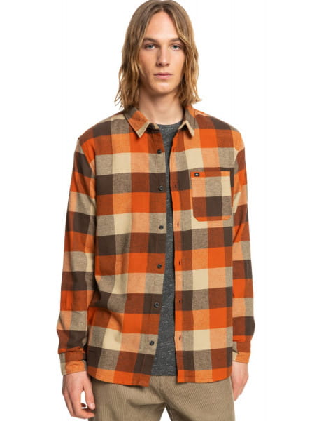 

Рубашка мужская Quiksilver EQYWT04248 коричневая S, EQYWT04248